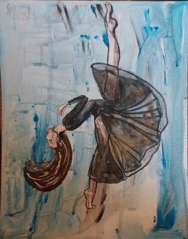 Pintura titulada "Балет 2" por Sofia Ternoutskaia, Obra de arte original, Acrílico