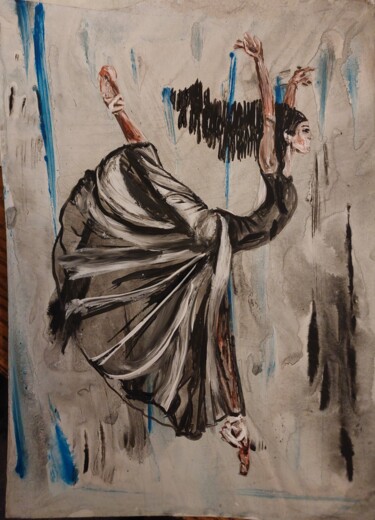 Pintura titulada "Балет 6" por Sofia Ternoutskaia, Obra de arte original, Acrílico