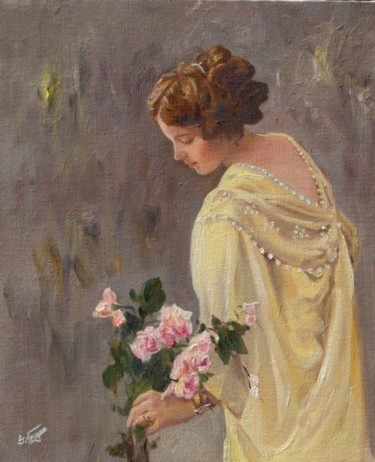 Pittura intitolato "La mujer elegante c…" da Sofia Vergara, Opera d'arte originale