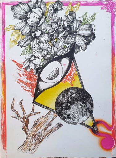 Рисунок под названием "My sumbol" - Sofia Vietvytska, Подлинное произведение искусства, Маркер