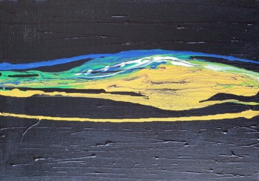 Картина под названием "Horizon" - Sofia Zolotova, Подлинное произведение искусства, Акрил Установлен на Деревянная рама для…