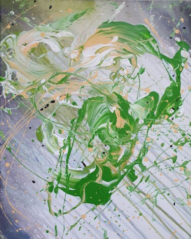 Картина под названием "Fresh" - Sofia Zolotova, Подлинное произведение искусства, Акрил Установлен на Деревянная рама для но…