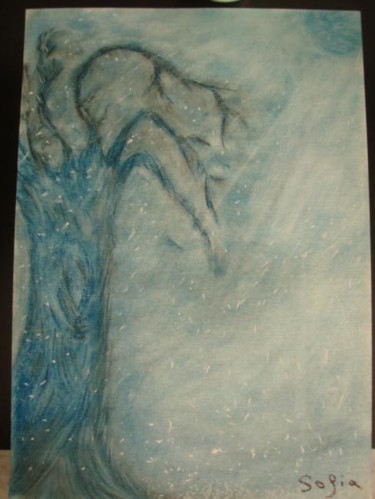 Peinture intitulée "Le Plein Hiver" par Sofiaa, Œuvre d'art originale