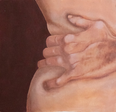 Painting titled "Serie Gestos I" by Sofía Bresler, Original Artwork, Acrylic