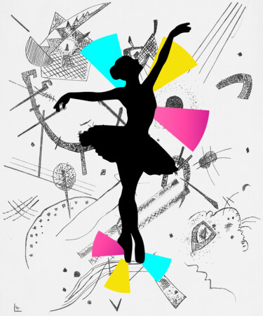 「CMYK」というタイトルのデジタルアーツ Sofialainによって, オリジナルのアートワーク, デジタルコラージュ