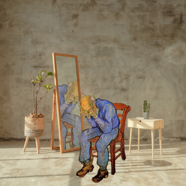 Digital Arts titled "Despair" by Sofialain, Original Artwork, Digital Collage