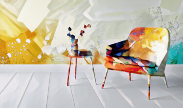 Arte digital titulada "Composition I" por Sofialain, Obra de arte original, Collages digitales