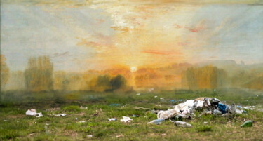 Digital Arts με τίτλο "Turner garbage" από Sofialain, Αυθεντικά έργα τέχνης, Ψηφιακό Κολάζ