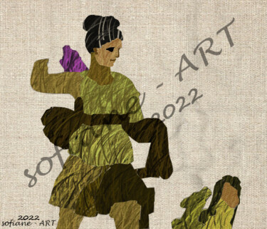 Digital Arts titled "Represents an ancie…" by Sofiane Akrour, Original Artwork, Digital Painting