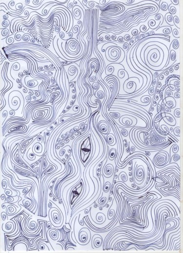 Drawing titled "YEUX DOUX" by Sofienzo, Original Artwork, 2D Digital Work