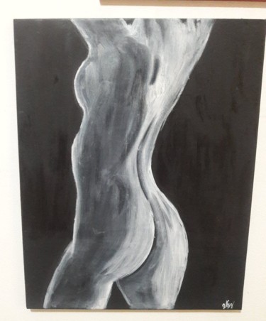 Painting titled "Desnuda" by Sofia Ortiz, Original Artwork, Other