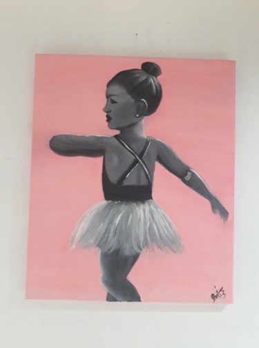 Painting titled "Pequeña vailarina" by Sofia Ortiz, Original Artwork, Other