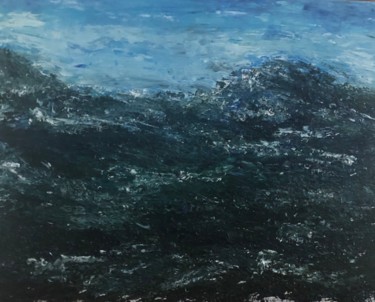 Картина под названием "Oceans" - Sofia P, Подлинное произведение искусства, Масло
