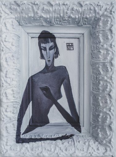 Malerei mit dem Titel "Peacefulness" von Sofya Polyakova (S.owll), Original-Kunstwerk, Acryl