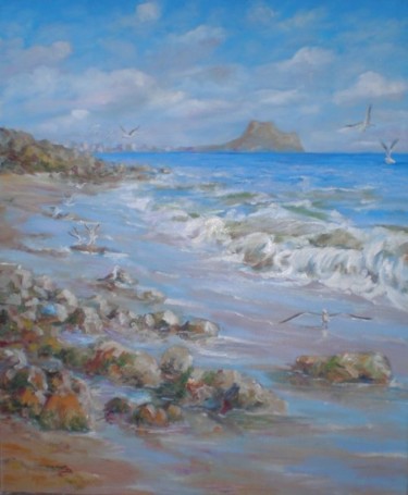 Pintura titulada "Marina, Vista del p…" por Jose Angel Sogorb Albertus, Obra de arte original
