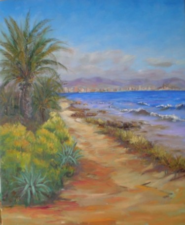 Pintura titulada "Marina, Playa de lo…" por Jose Angel Sogorb Albertus, Obra de arte original