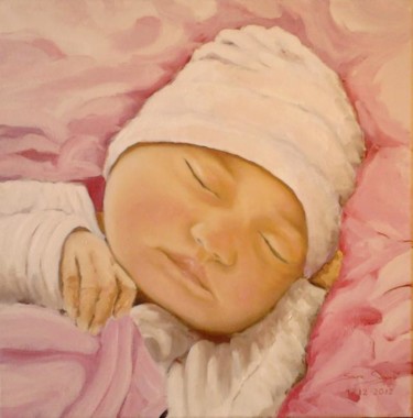 Pintura titulada "recien nacida" por Jose Angel Sogorb Albertus, Obra de arte original