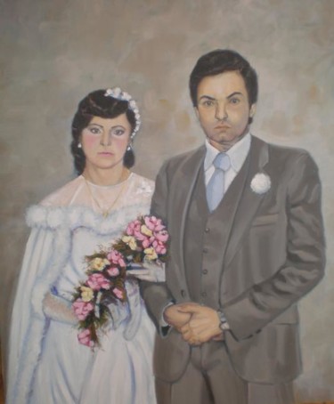 Pintura titulada "bodas de plata" por Jose Angel Sogorb Albertus, Obra de arte original