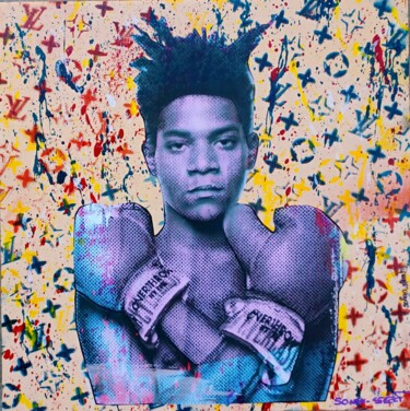 Collages titled "BASQUIAT" by Sohan_street, Original Artwork, Collages