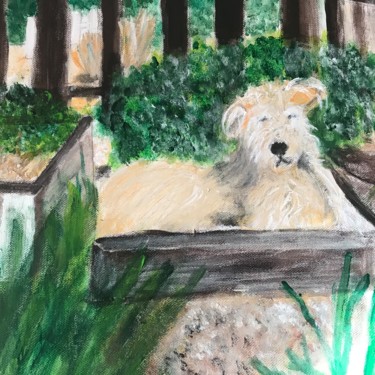 Painting titled "Toto" by Soisic, Original Artwork, Acrylic
