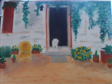 Painting titled "chouchou a andeville" by Soisic, Original Artwork, Oil