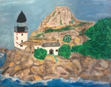 Malerei mit dem Titel "Image de Bretagne" von Soisic, Original-Kunstwerk, Acryl