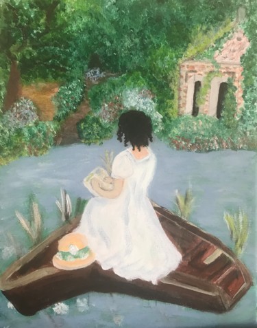 Peinture intitulée "Une histoire romant…" par Soisic, Œuvre d'art originale, Acrylique