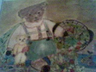 Peinture intitulée "viel ours" par Soisic, Œuvre d'art originale