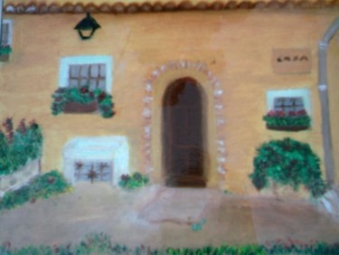 Painting titled "cagne sur mer" by Soisic, Original Artwork, Oil