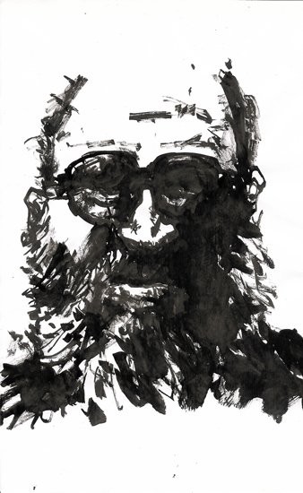 Painting titled "Sergio Leone" by Sojo, Original Artwork