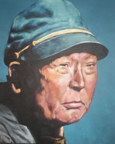 Peinture intitulée "Akira Kurosawa" par Sojo, Œuvre d'art originale