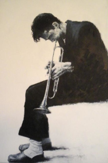 Peinture intitulée "Chet Baker" par Sojo, Œuvre d'art originale