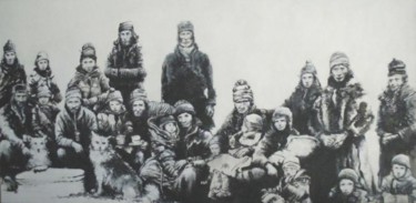 Dessin intitulée "Saami, 1900" par Sojo, Œuvre d'art originale