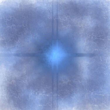 Digital Arts titled "Snowflake" by Daria Sokol, Original Artwork, Digital Painting