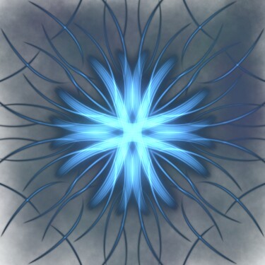 Digital Arts titled "Frost" by Daria Sokol, Original Artwork, Digital Painting