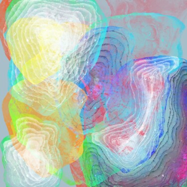 Grafika cyfrowa / sztuka generowana cyfrowo zatytułowany „Rainbow” autorstwa Daria Sokol, Oryginalna praca, Malarstwo cyfrowe
