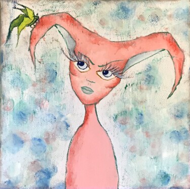 Картина под названием "Disgust" - Daria Sokolova, Подлинное произведение искусства, Масло Установлен на Деревянная рама для…