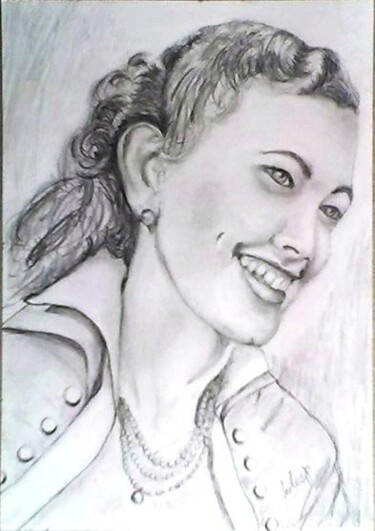 Desenho intitulada "Eloisa Esposito" por Solange Esposito (SEsposito), Obras de arte originais, Grafite