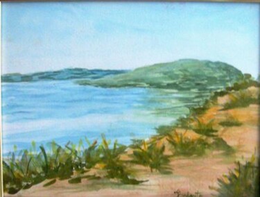 Pintura intitulada "Lago in Vitoria" por Solange Esposito (SEsposito), Obras de arte originais, Aquarela