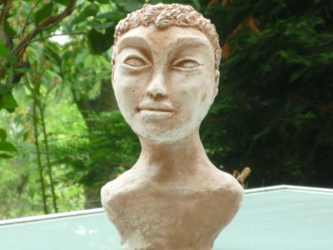 Sculpture intitulée "Le GREC" par Solange Lagarde, Œuvre d'art originale, Terre cuite