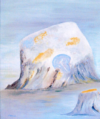 Peinture intitulée "Mémoire de pierres" par Solange Palacios Dupont, Œuvre d'art originale