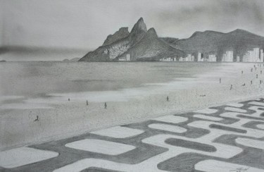 Desenho intitulada "Rio de Janeiro em g…" por Solange Máxima, Obras de arte originais, Lápis