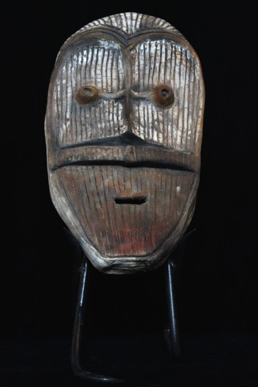 Sculpture intitulée "Masque METOKO" par Sophie Laurent-Cardon, Œuvre d'art originale, Céramique