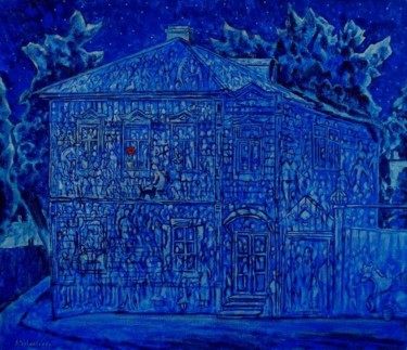 Pintura intitulada "House's Memory" por Andrey Soldatenko, Obras de arte originais, Outro