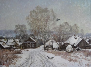 Пейзаж с сороками 80x60x3 cm ©2016 - Andrey Soldatenko