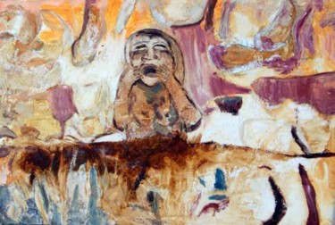 Pintura titulada "el grito" por Soledad Fernandez, Obra de arte original