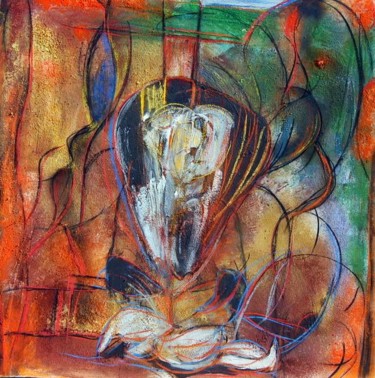 Pintura titulada "abstraccion V" por Soledad Fernandez, Obra de arte original, Oleo