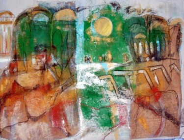 Pintura titulada "Tribus de Israel III" por Soledad Fernandez, Obra de arte original, Oleo