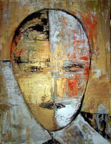Pintura titulada "cara XII" por Soledad Fernandez, Obra de arte original