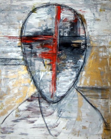 Pintura titulada "cara XII" por Soledad Fernandez, Obra de arte original